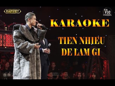 KARAOKE | TIỀN NHIỀU ĐỂ LÀM GÌ | GDUCKY | BEAT CHUẨN NHẤT