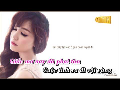 Phai Dấu Cuộc Tình Bích Phương karaoke HD