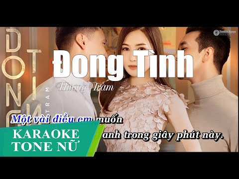 KARAOKE ĐONG TÌNH - HƯƠNG TRÀM BEAT CHUẨN || TkN