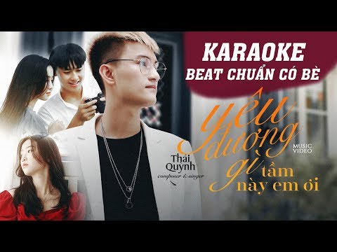 Karaoke | Yêu Đương Gì Tầm Này Em Ơi - Thái Quỳnh | Beat Chuẩn Có Bè