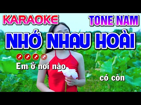 Nhớ Nhau Hoài Karaoke Nhạc Sống Tone Nam ( PHỐI MỚI ) - Tình Trần Organ