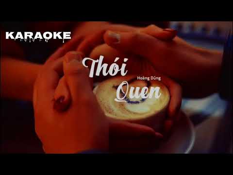 [KARAOKE] Thói Quen - Hoàng Dũng| BEAT