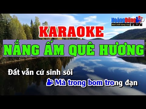 Nắng Ấm Quê Hương Karaoke Nhạc Sống