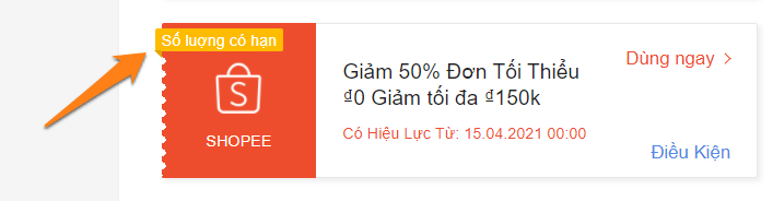 Dấu hiệu nhận biết mã giảm giá Shopee lưu là của mình hay không