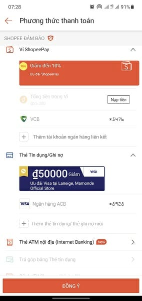 Cách áp dụng mã giảm giá Shopee